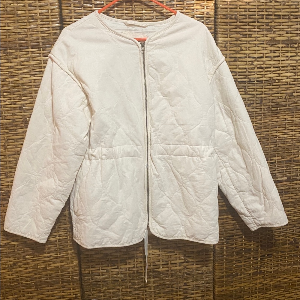Universal Thread Ivory Puffer Jacket - image 6